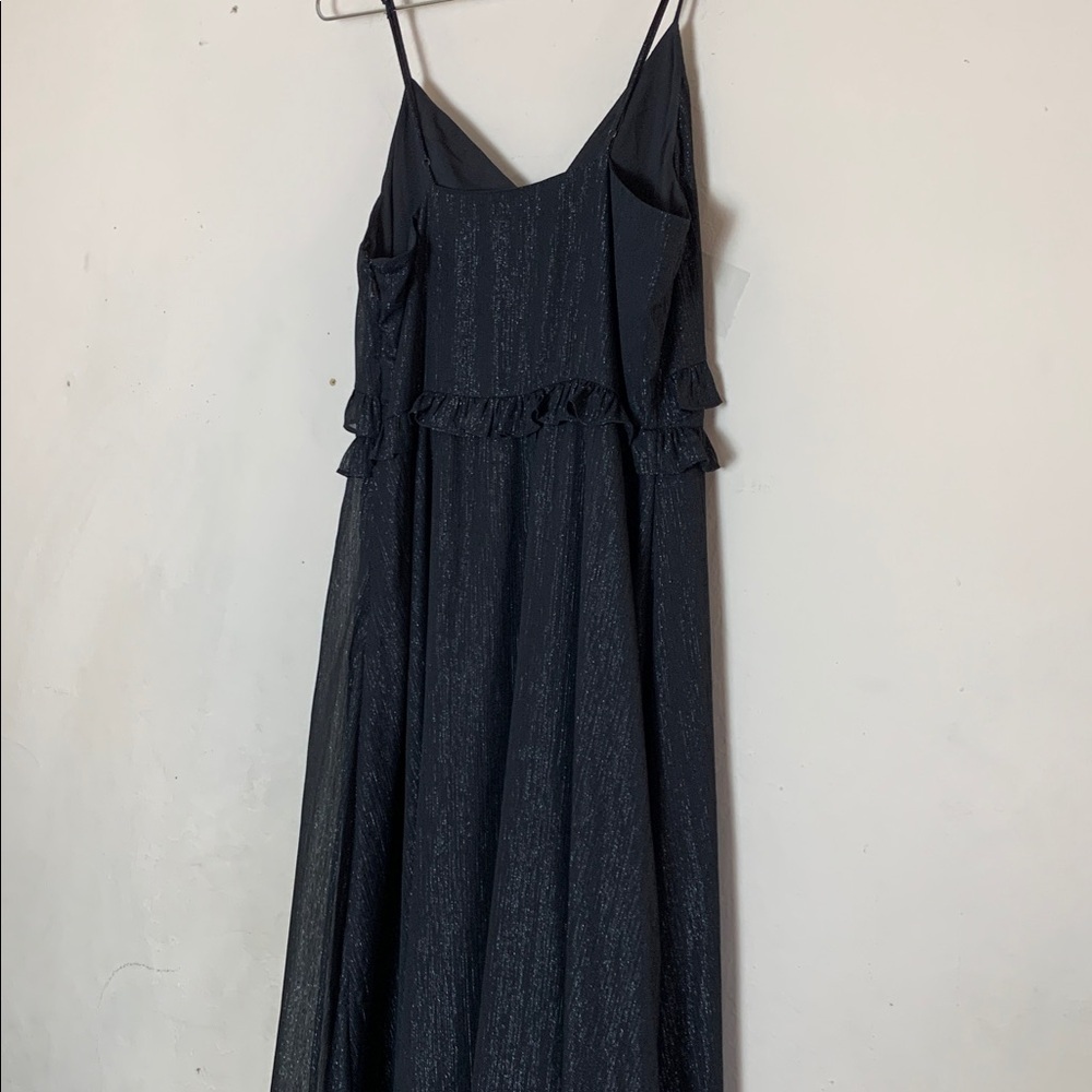 Madewell Shimmer Ruffle Cami Dress Size 2 - Picture 8 of 8
